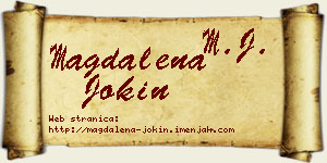 Magdalena Jokin vizit kartica